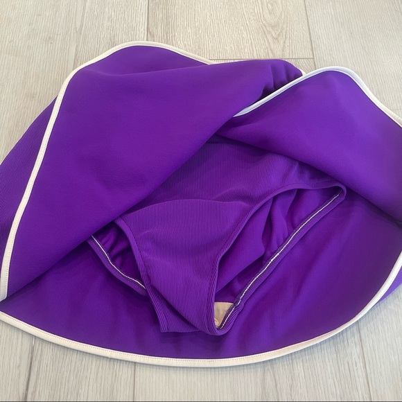 Lands’ End Purple Swim Wrap Skirt Bottoms with Built in Briefs Size 12 - Picture 10 of 10